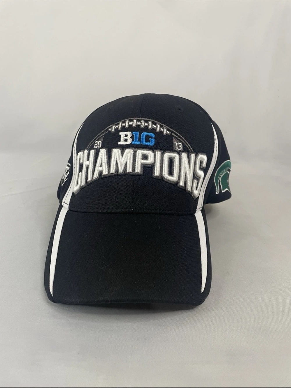 Michigan State Spartans 2013 NCAA Big 10 Football Champions Hat Embroidered